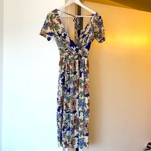 Beautiful floral caught and feel kneelength dress from ASOS